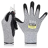DEX FIT Level 5 Cut Schnittfeste Handschuhe Cru553, 3D Komfort Stretch Fit, Power Grip,...