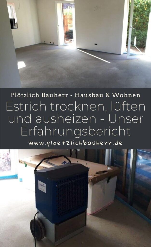 Estrich Trocknen Lüften