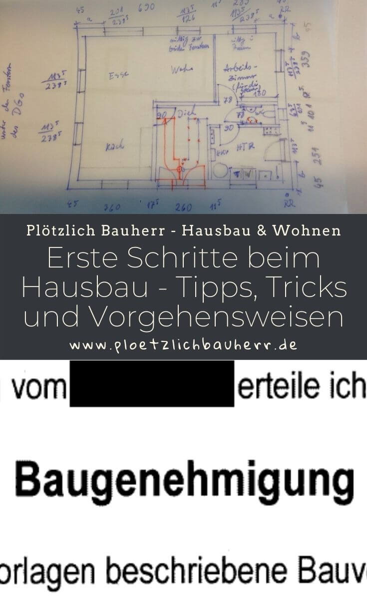 Erste Schritte beim Hausbau - Tipps, Tricks und Vorgehensweisen