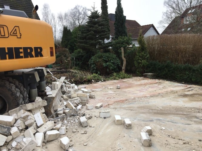 Hausabriss Garage oder Haus abreißen Kosten, Erfahrungen, Tipps