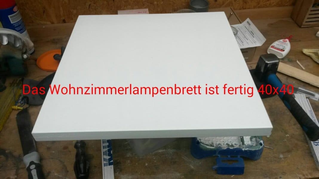 Lampe an der Decke anbringen trotz Stahlträger - Unser DIY Trick für dich!