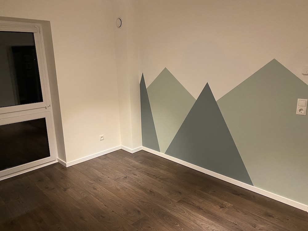 Wandgestaltung Kinderzimmer streichen Ideen